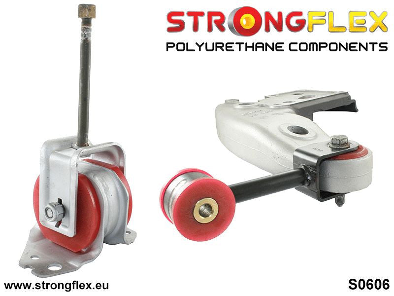 061921B Engine mount Fiat Coupe Turbo R5 220PS Standard (Red) Fiat Coupé (93-00)