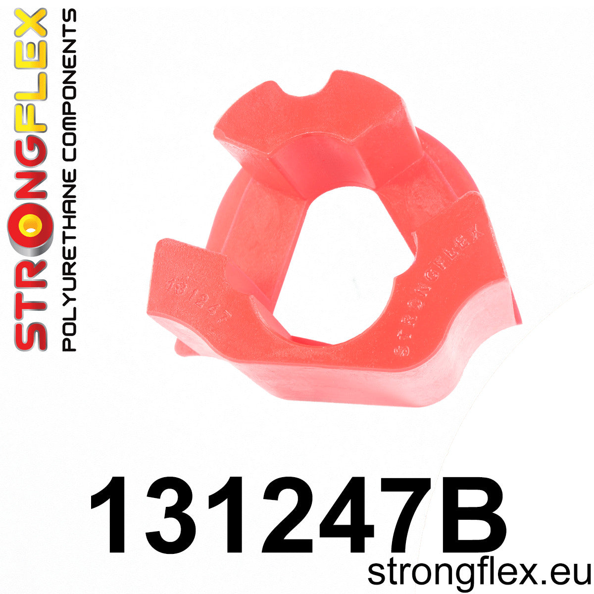 131247B Right engine mount insert Standard (Red) Opel / Vauxhall Astra F (91-98)
