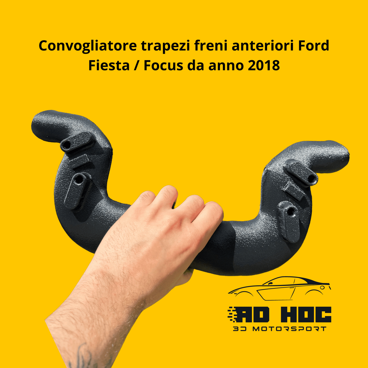 Convogliatore trapezi freni anteriori Ford Fiesta / Focus da anno 2018 ad hoc 3d motorsport