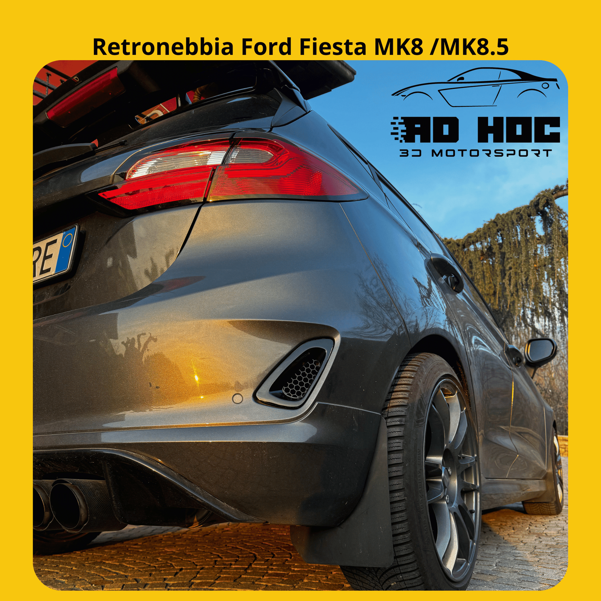 Retronebbia Ford Fiesta MK8 /MK8.5 ad hoc 3d motorsport