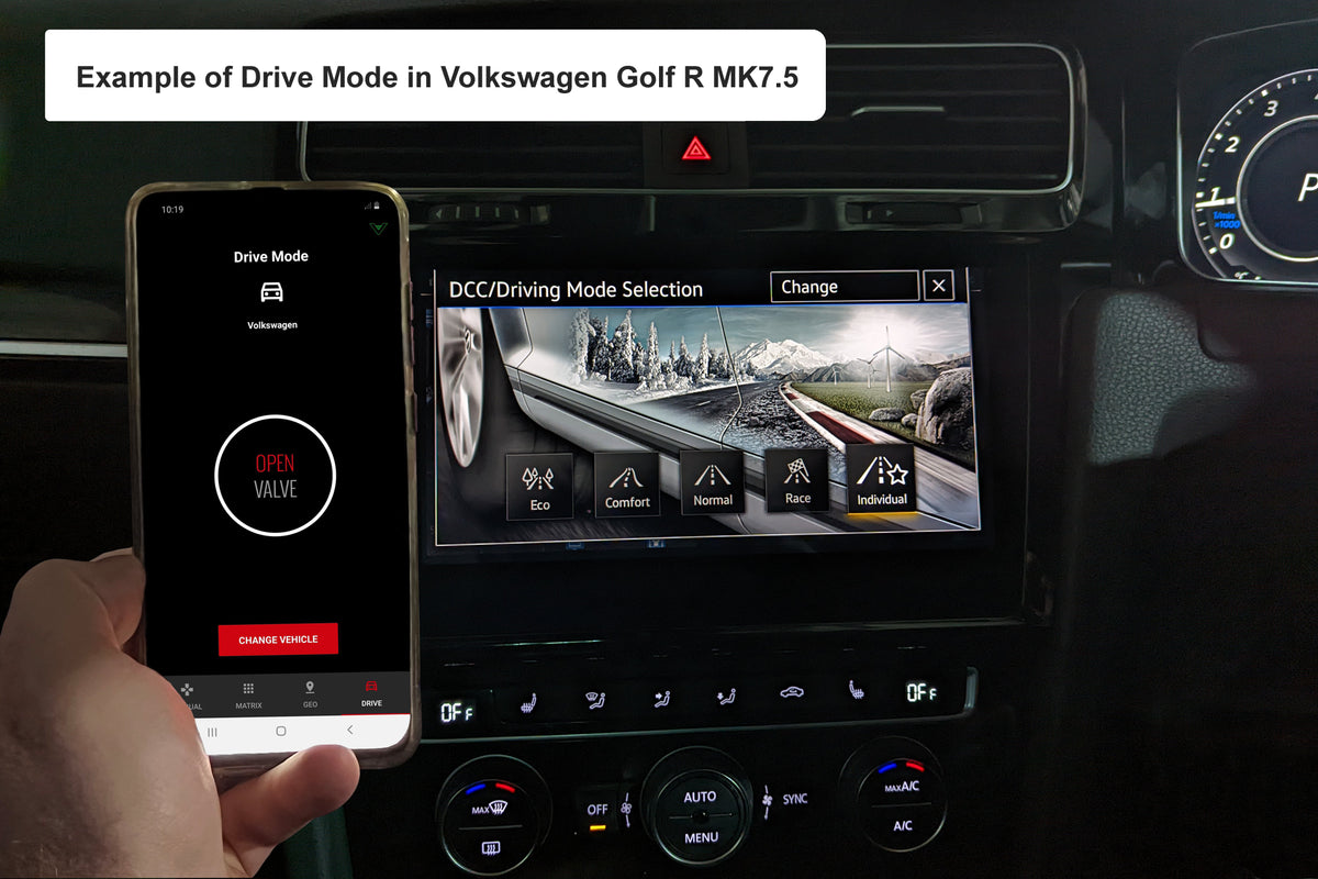 Xforce Smart Bluetooth Exhaust Controller for VAREX Muffler with OEM Drive Mode-2