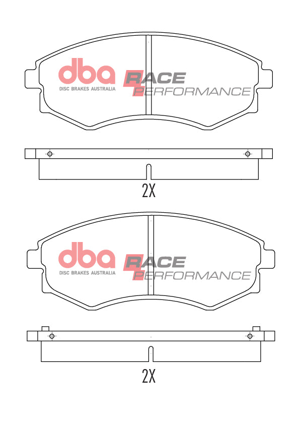 DBA DB1167RP - Brake Pads Race Performance
