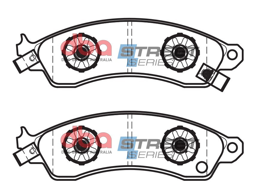 DBA DB1353SS - Brake Pads Street Series Ceramic | Front Axle
