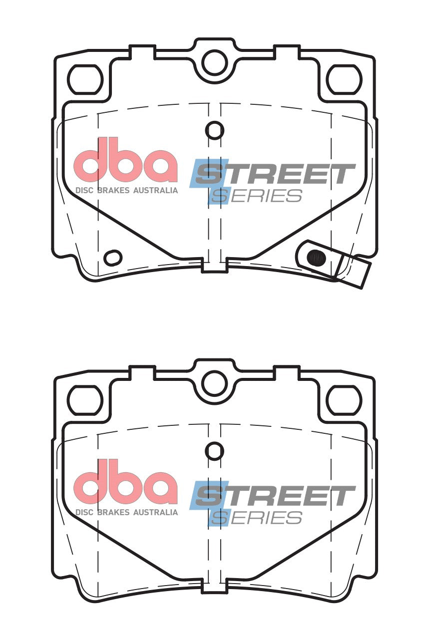 DBA DB1390SS - Brake Pads Street Series Ceramic | Rear Axle