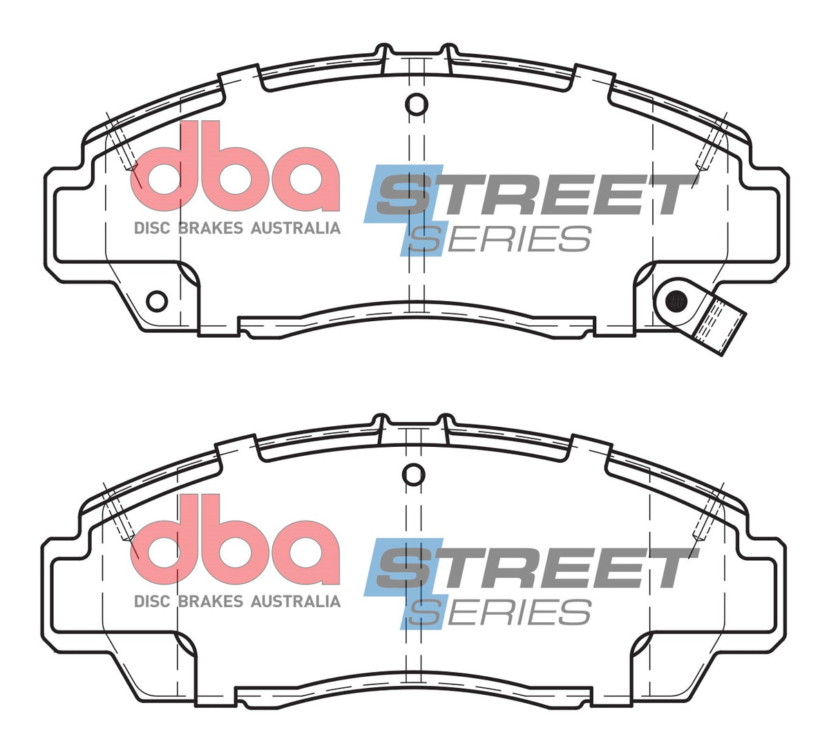 DBA DB1393SS - Brake Pads Street Series Ceramic | Front Axle