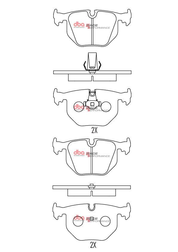 DBA DB1397RP - Brake Pads Race Performance