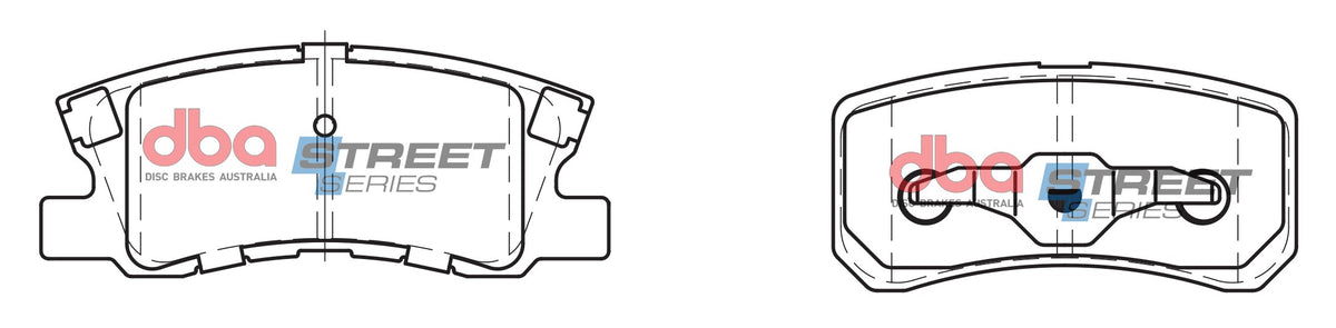 DBA DB1464SS - Brake Pads Street Series Ceramic | Rear Axle