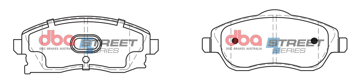 DBA DB1471SS - Brake Pads Street Series Ceramic | Front Axle