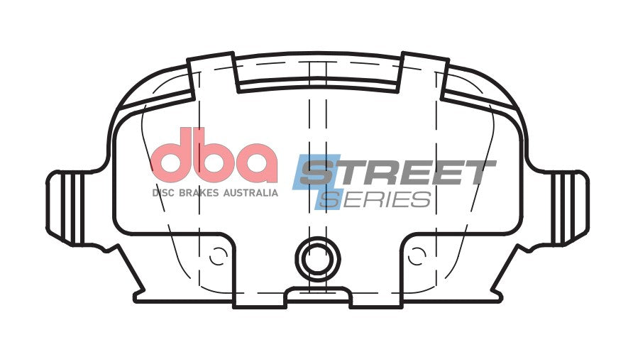DBA DB1472SS - Brake Pads Street Series Ceramic | Rear Axle