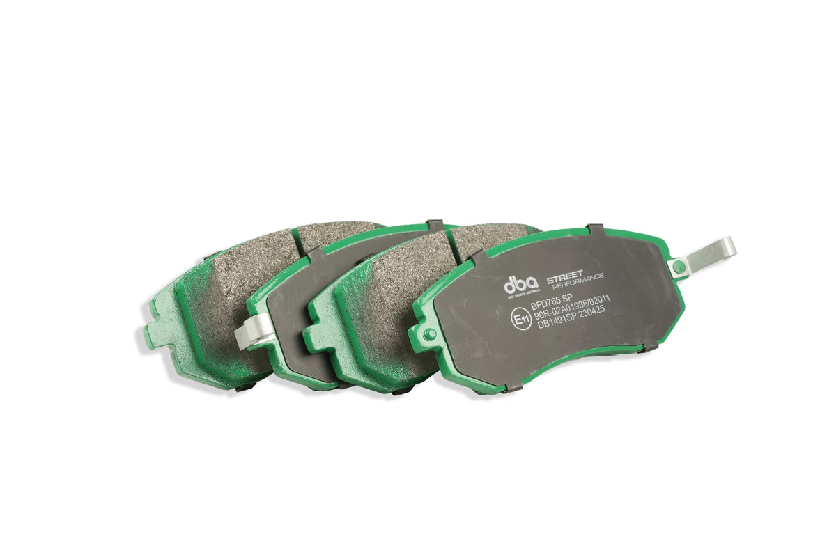 DBA DBA650E-1491SP - Brake Kit - Street Series En-Shield Plain & Street Performance Brake Pads (2x DBA650E + DB1491SP)