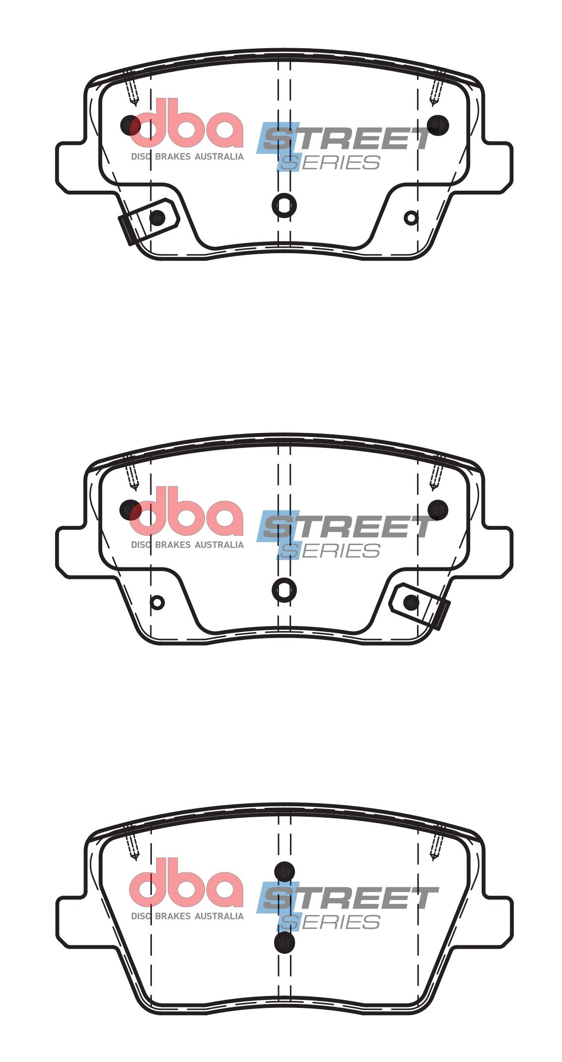 DBA DB15013SS - Brake Pads Street Series Ceramic | Rear Axle