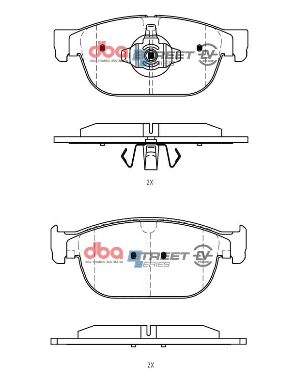 DBA DB15116SSEV - Volvo XC40 / XC60 / XC90 / V60 / S60 / S90 / Polestar 2 2017 - On F