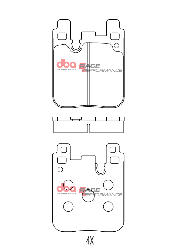DBA DB15127RP - Brake Pads Race Performance