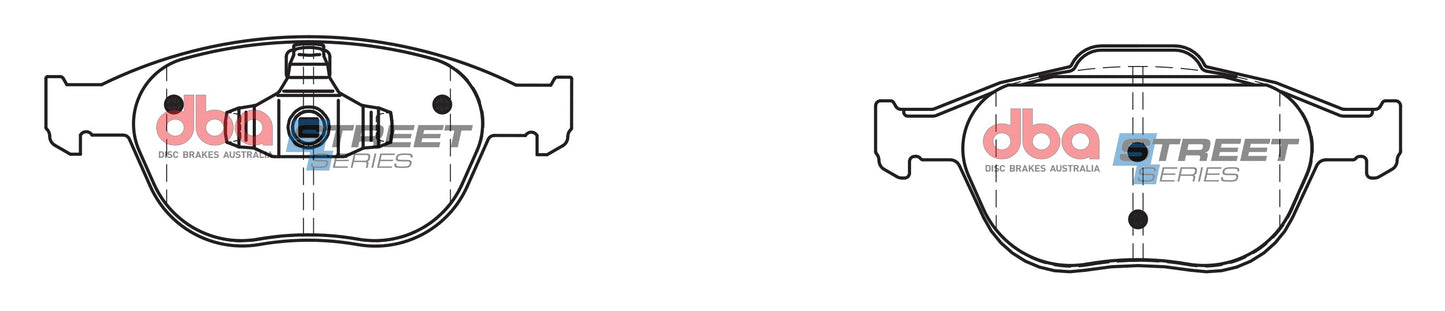 DBA DB1666SS - Brake Pads Street Series Ceramic | Front Axle