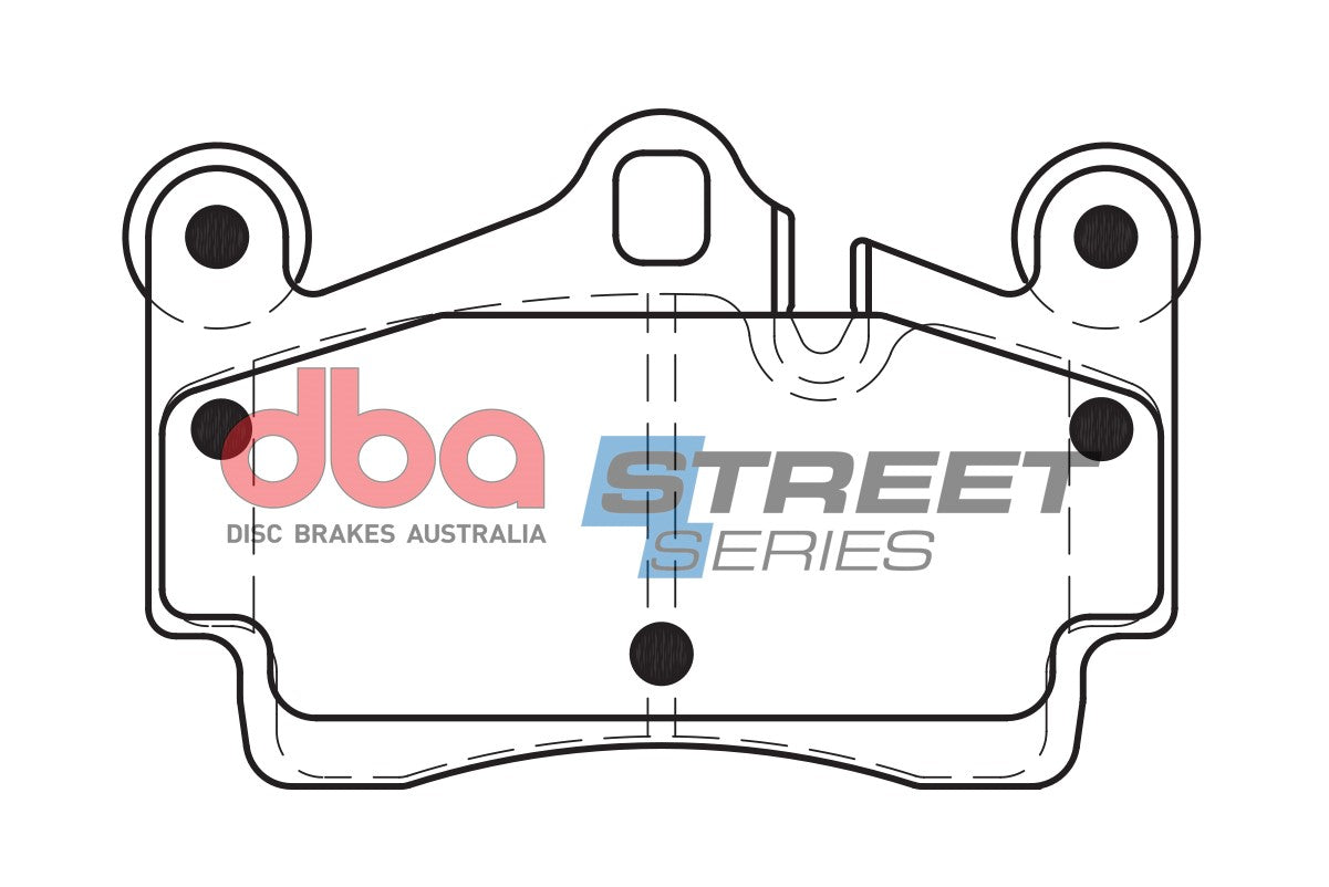 DBA DB1677SS - Brake Pads Street Series Ceramic | Rear Axle