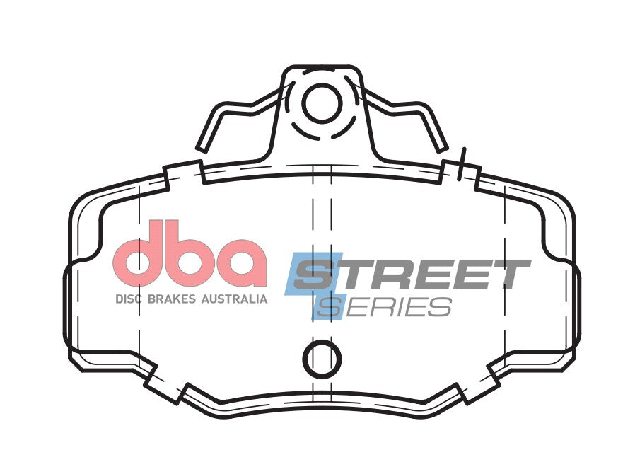DBA DB1718SS - Brake Pads Street Series Ceramic | Rear Axle
