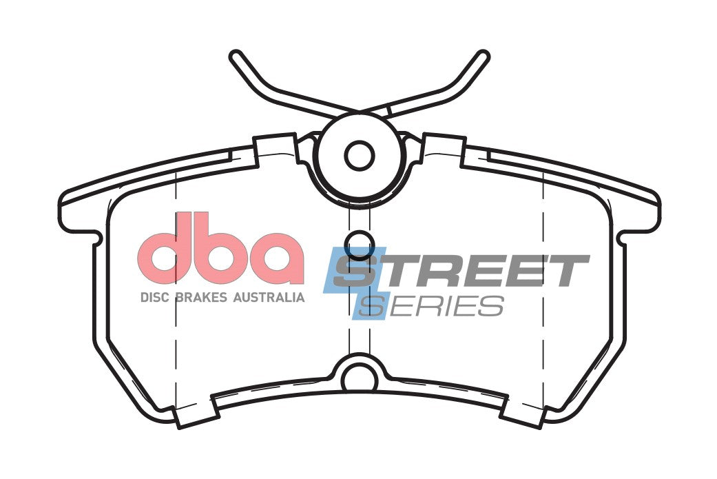 DBA DB1759SS - Brake Pads Street Series Ceramic | Rear Axle