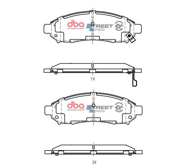 DBA DB1835SSEV - Nissan Leaf / E-NV200 2012 On F