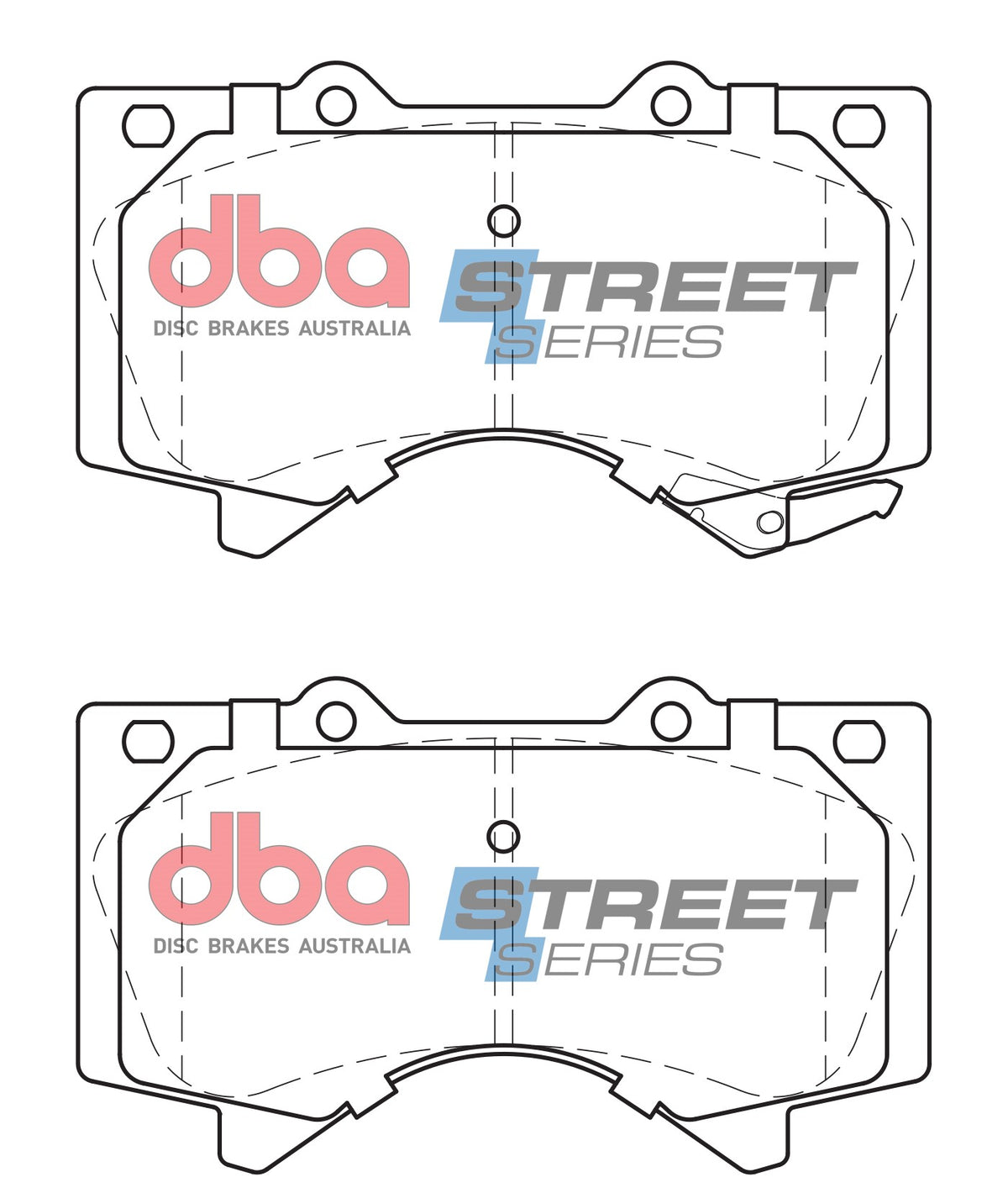 DBA DB1838SS - Brake Pads Street Series Semi-metallic | Front Axle