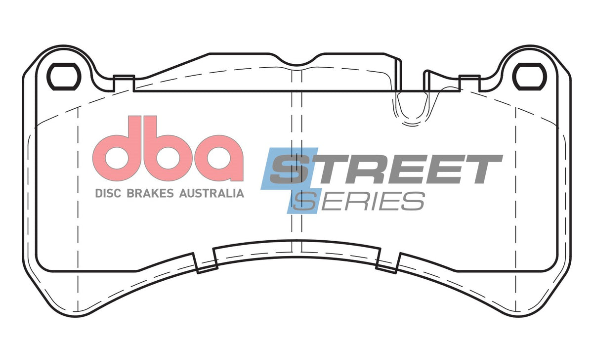 DBA DB1845SS - Brake Pads Street Series Ceramic | Front Axle