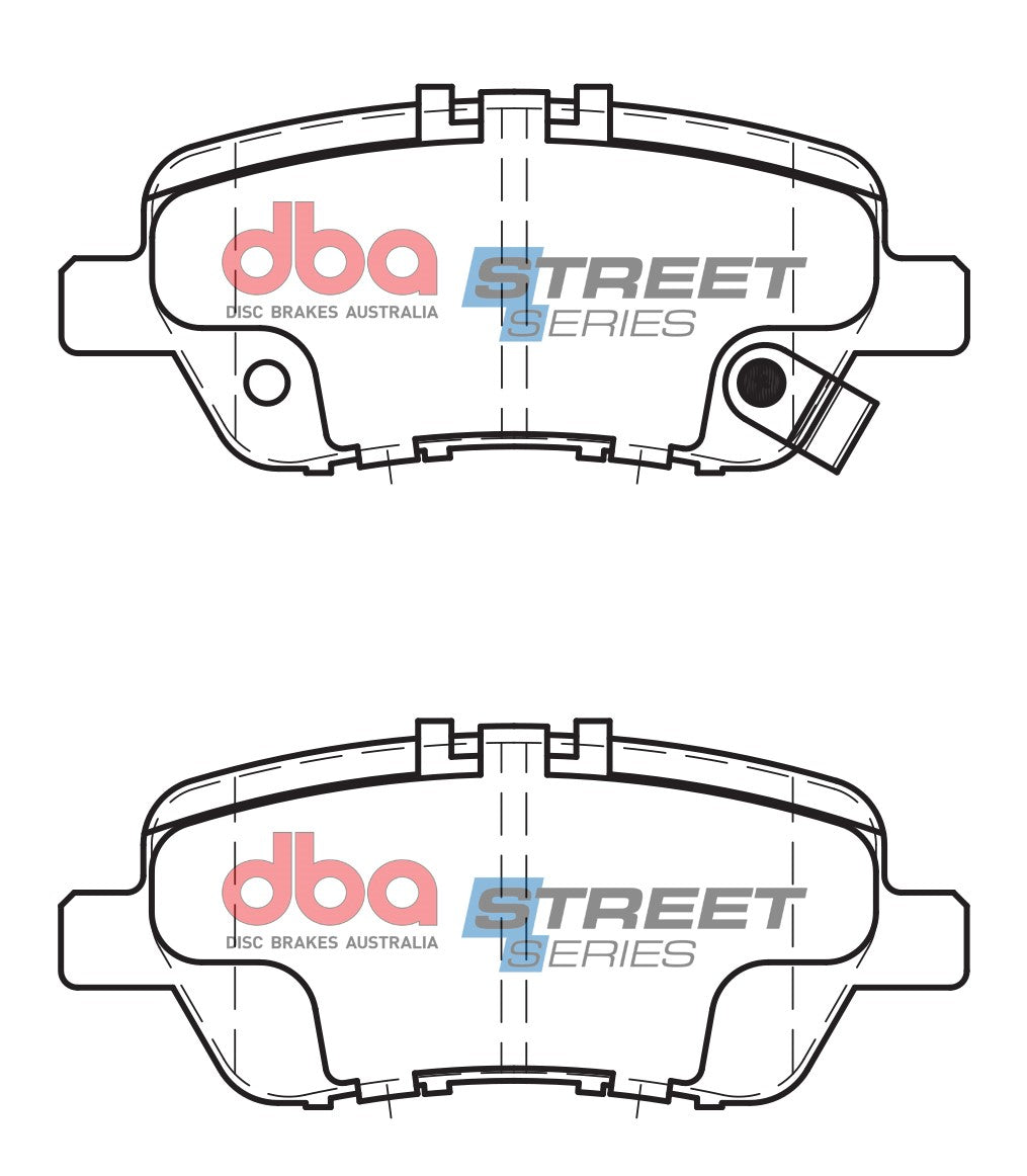 DBA DB1847SS - Brake Pads Street Series Ceramic | Rear Axle