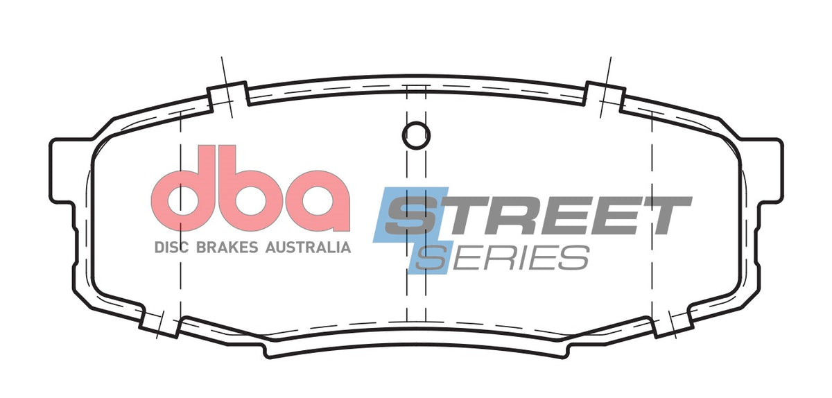 DBA DB1857SS - Brake Pads Street Series Ceramic | Rear Axle