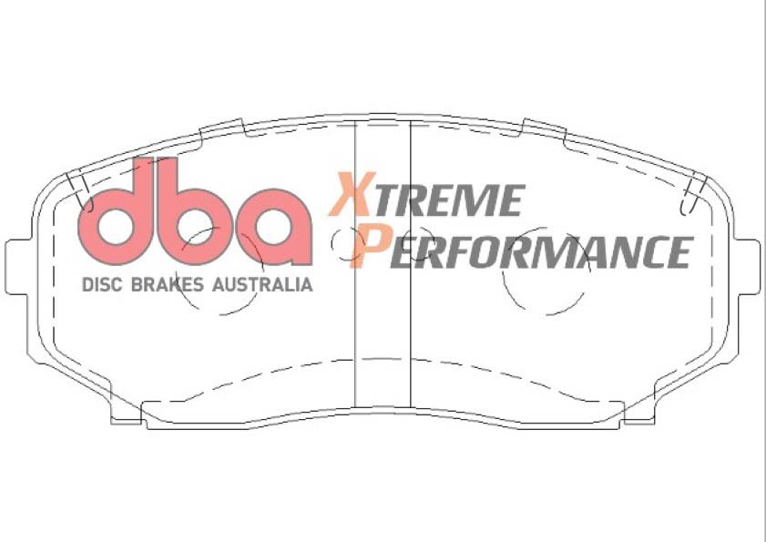 DBA DBA42234S-1916AXP - Brake Kit - 4000 Series T3 Slotted & Xtreme Performance Brake Pads (2x DBA42234S + DB1916AXP)