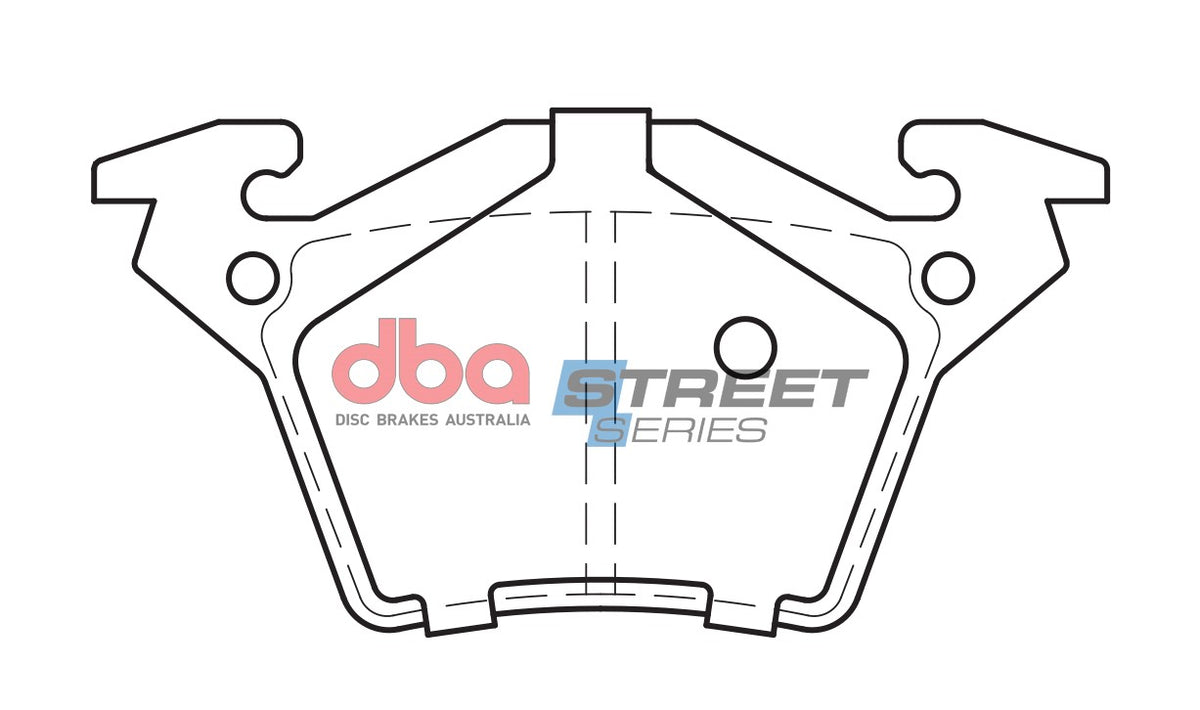 DBA DB1987SS - Brake Pads Street Series Semi-metallic | Rear Axle