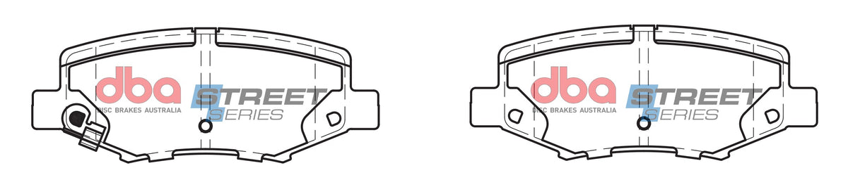 DBA DB2003SS - Brake Pads Street Series Ceramic | Rear Axle