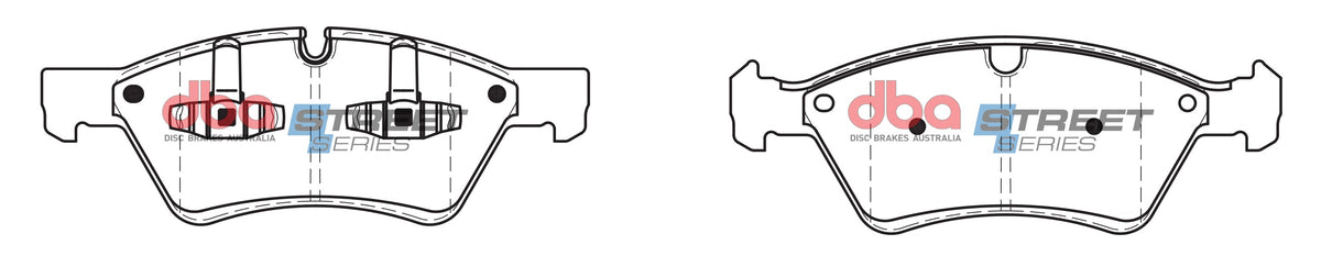 DBA DB2048SS - Brake Pads Street Series Ceramic | Front Axle