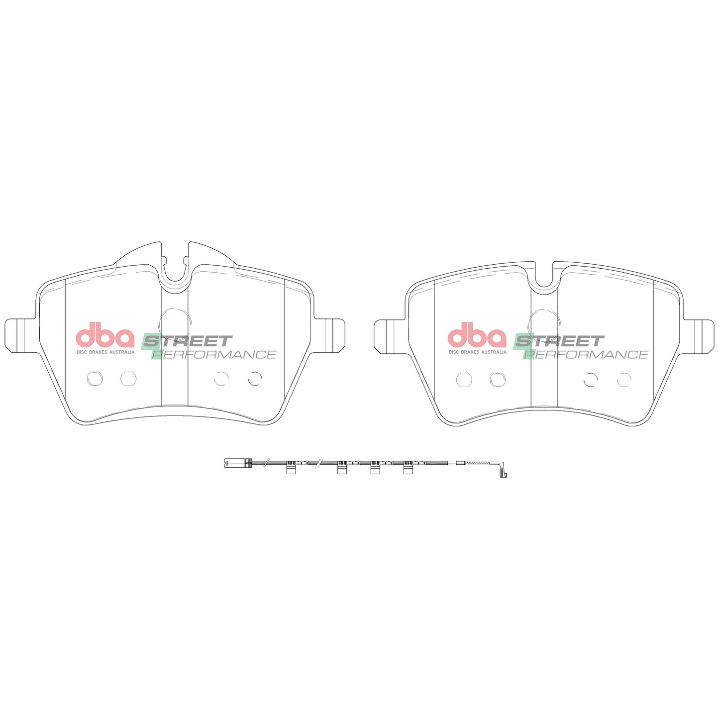 DBA DB2052SP - Brake Pads Street Performance | Front Axle