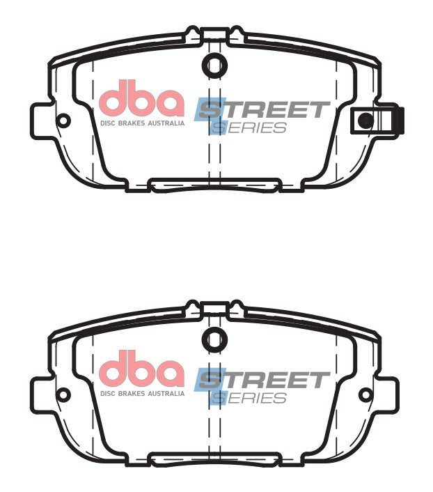DBA DB2064SS - Brake Pads Street Series Ceramic | Rear Axle