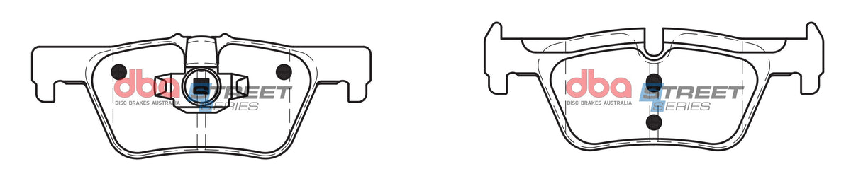 DBA DB2224SS - Brake Pads Street Series Ceramic | Rear Axle