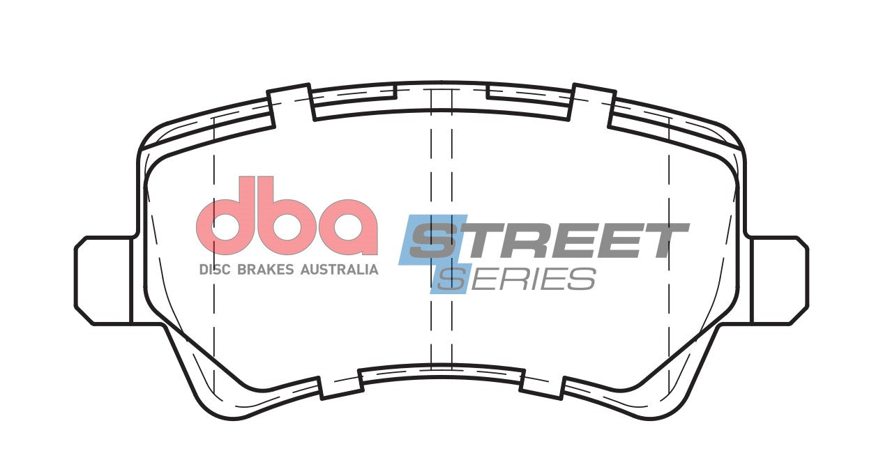 DBA DB2234SS - Brake Pads Street Series Semi-metallic | Rear Axle