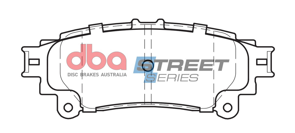 DBA DB2245SS - Brake Pads Street Series Ceramic | Rear Axle