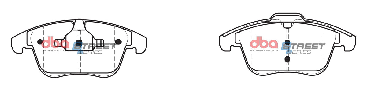 DBA DB2296SS - Brake Pads Street Series Ceramic | Front Axle