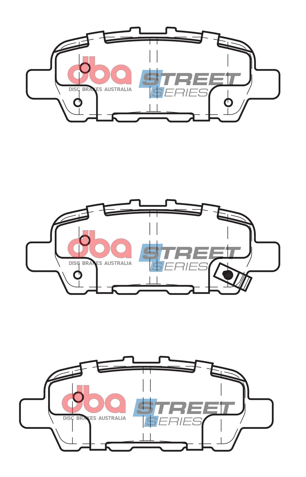DBA DB2340SS - Brake Pads Street Series Ceramic | Rear Axle