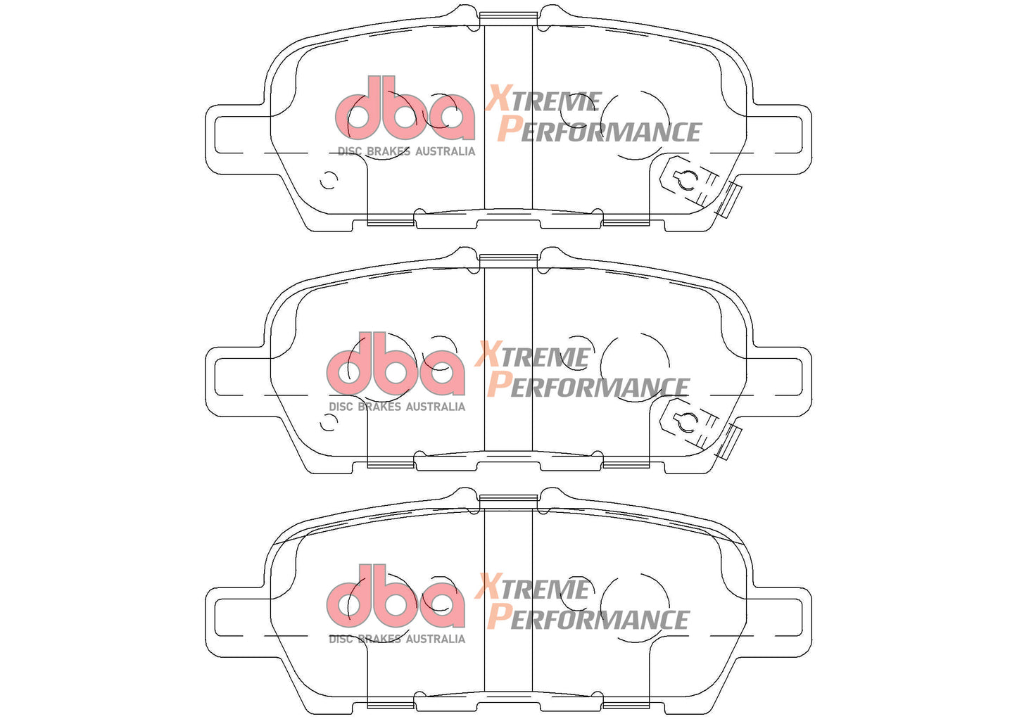 DBA DBA42313S-2340XP - Brake Kit - 4000 Series T3 Slotted & Xtreme Performance Brake Pads (2x DBA42313S + DB2340XP)