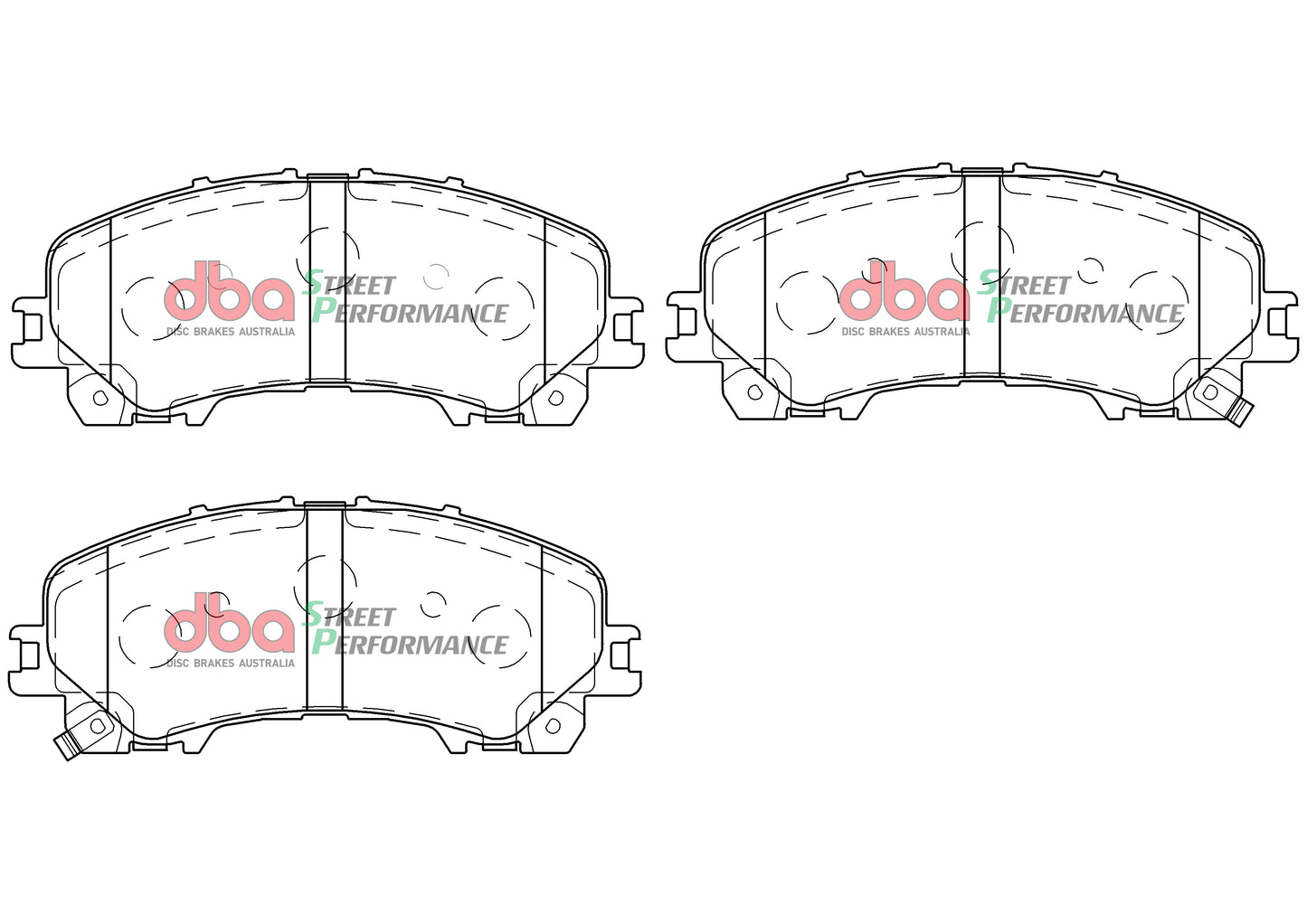 DBA DB2341SP - Brake Pads Street Performance | Front Axle