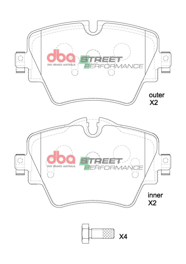 DBA DB2377SP - Brake Pads Street Performance | Front Axle