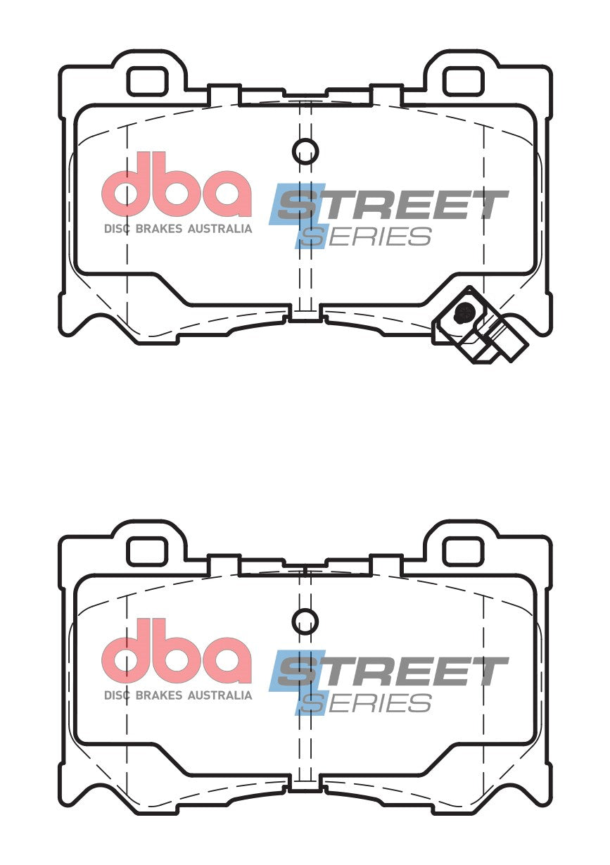 DBA DB2400SS - Brake Pads Street Series Ceramic | Front Axle