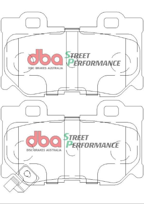 DBA DB2401SP - Brake Pads Street Performance | Rear Axle