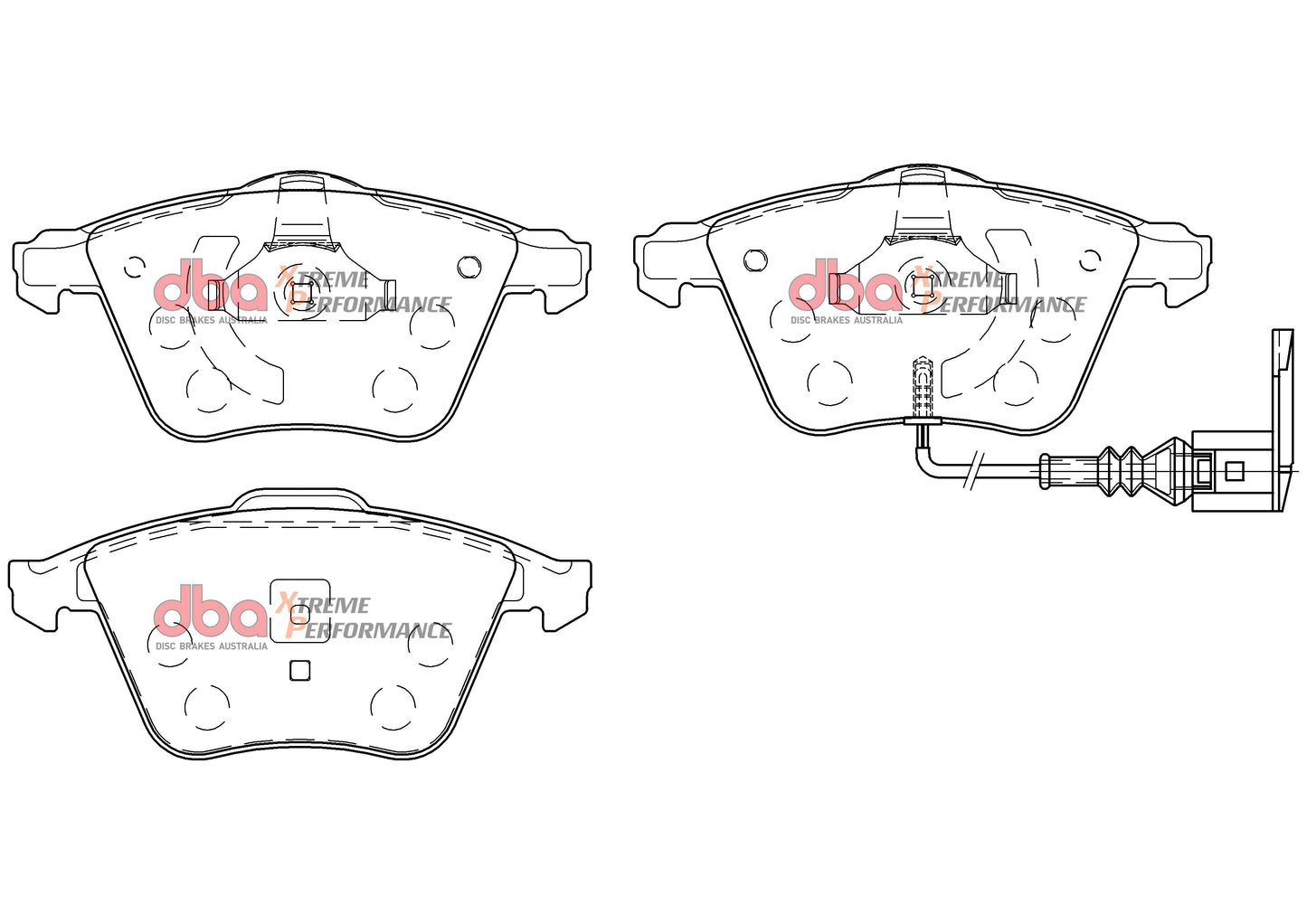 DBA DB2402XP - Brake Pads Xtreme Performance | Front Axle