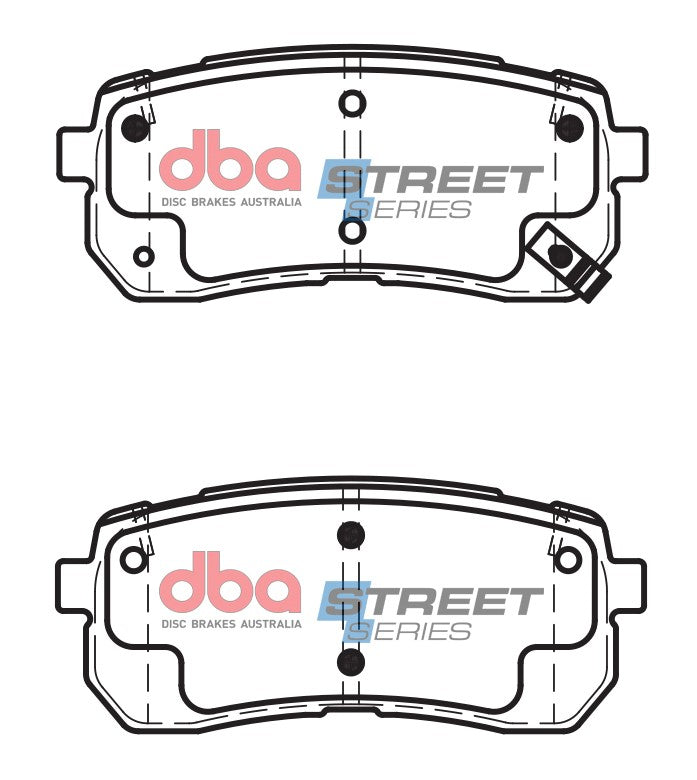 DBA DB2447SS - Brake Pads Street Series Ceramic | Rear Axle