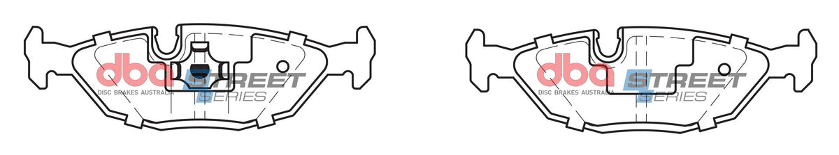 DBA DB296SS - Brake Pads Street Series Ceramic | Rear Axle