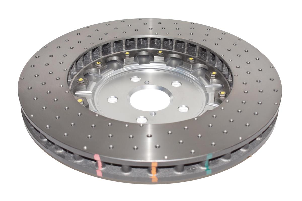 DBA DBA52788SLVXD - 5000 series - Crossed Drilled & Dimpled Silver Hat