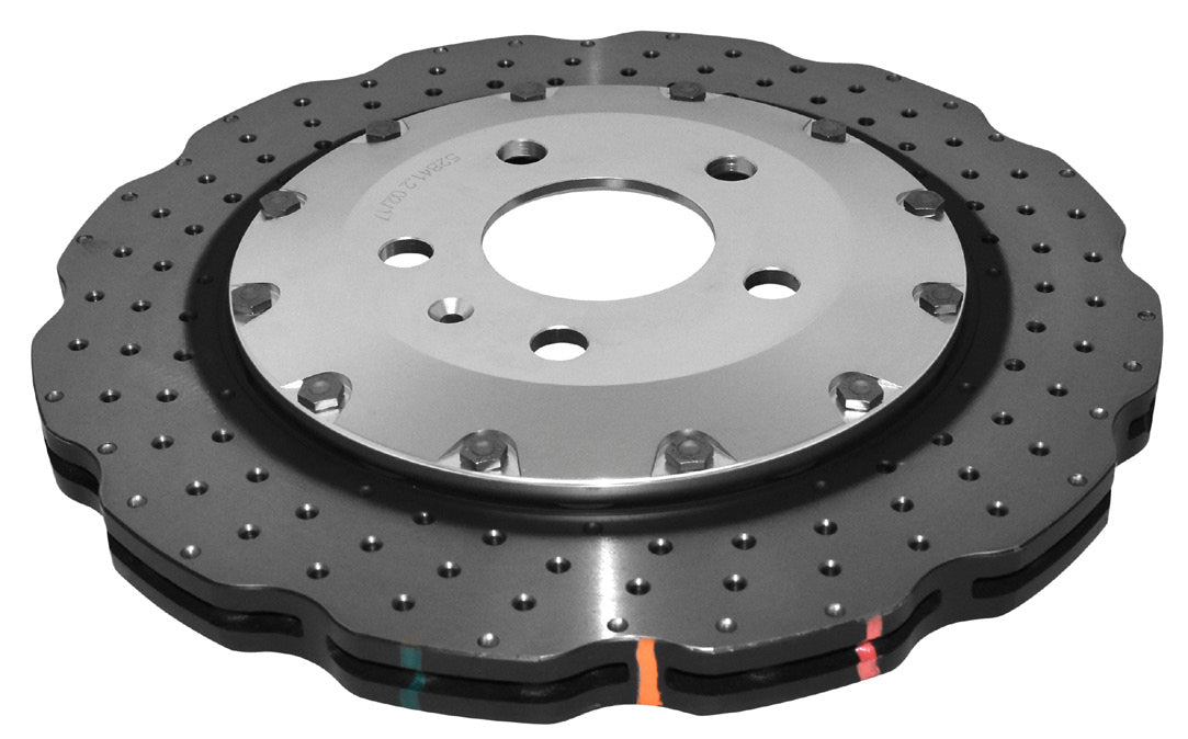 DBA DBA52841WSLVXD - 5000 series - Crossed Drilled & Dimpled Silver Hat
