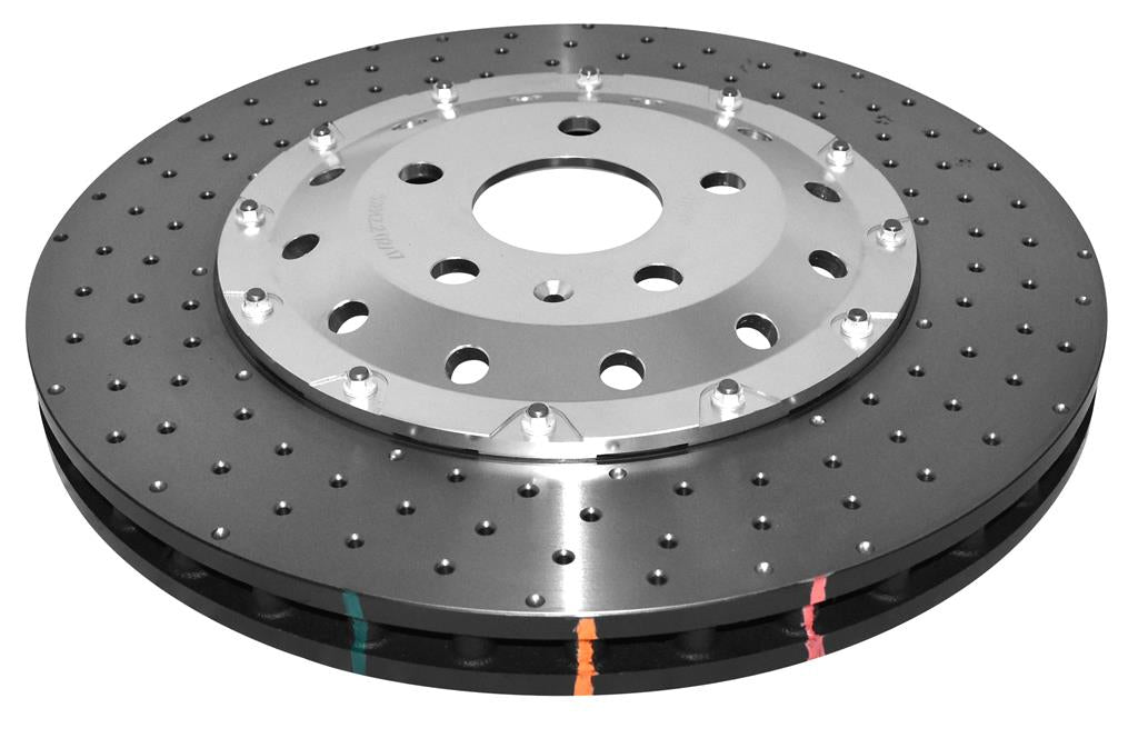 DBA DBA52842SLVXD - 5000 series - Crossed Drilled & Dimpled Silver Hat