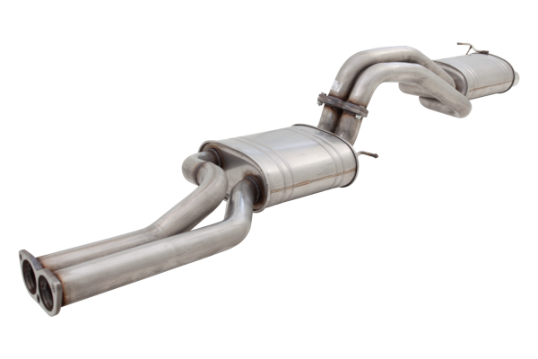 Xforce 2.5" Cat-Back System, 304 Matt Stainless Steel-2