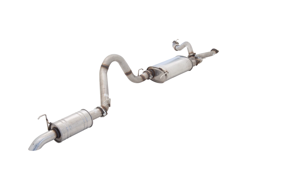 Xforce 3" Cat-Back System, 409 Raw Stainless Steel-2